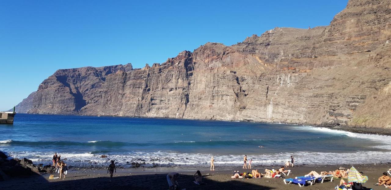 Ocean Pearl, Luxurioeses Haus, Meerblick, Grosse Sonnenterrasse, Teneriffa Sued, Los Gigantes, 600M Zum Strand, 200M Zum Ort, Ruhig 阿坎提拉德洛斯基 外观 照片