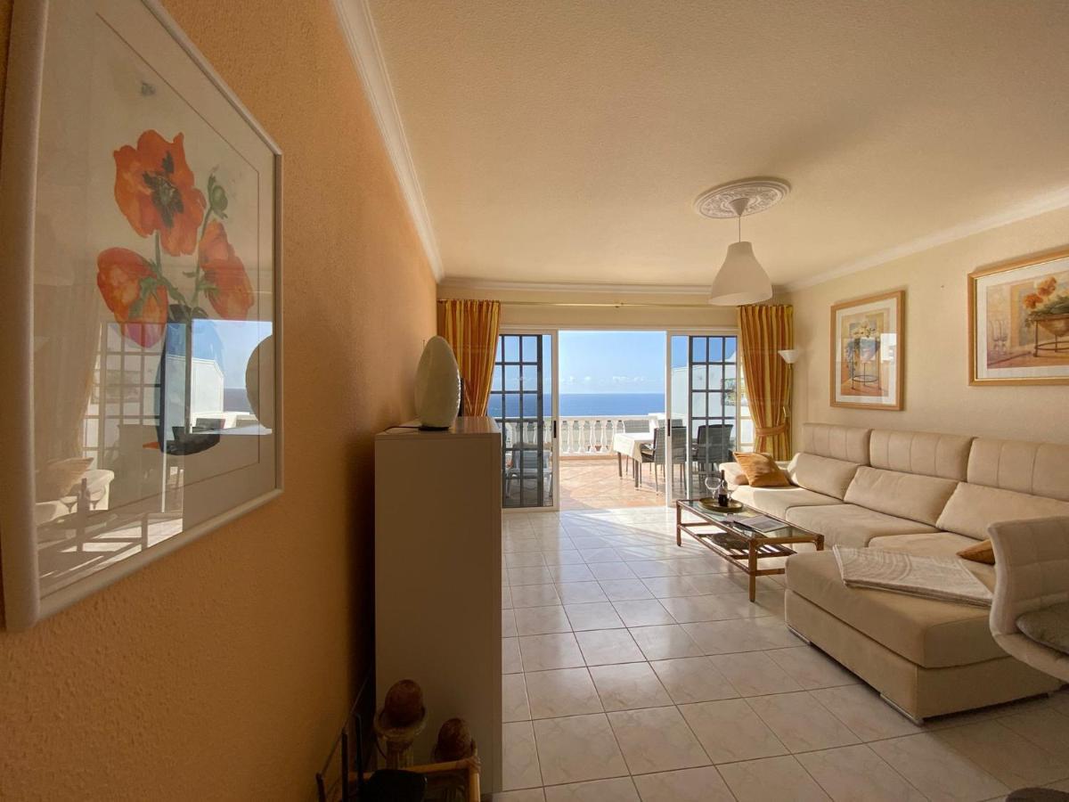 Ocean Pearl, Luxurioeses Haus, Meerblick, Grosse Sonnenterrasse, Teneriffa Sued, Los Gigantes, 600M Zum Strand, 200M Zum Ort, Ruhig 阿坎提拉德洛斯基 外观 照片