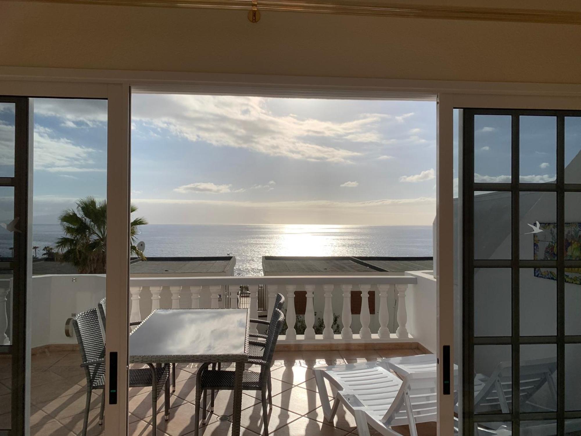 Ocean Pearl, Luxurioeses Haus, Meerblick, Grosse Sonnenterrasse, Teneriffa Sued, Los Gigantes, 600M Zum Strand, 200M Zum Ort, Ruhig 阿坎提拉德洛斯基 外观 照片