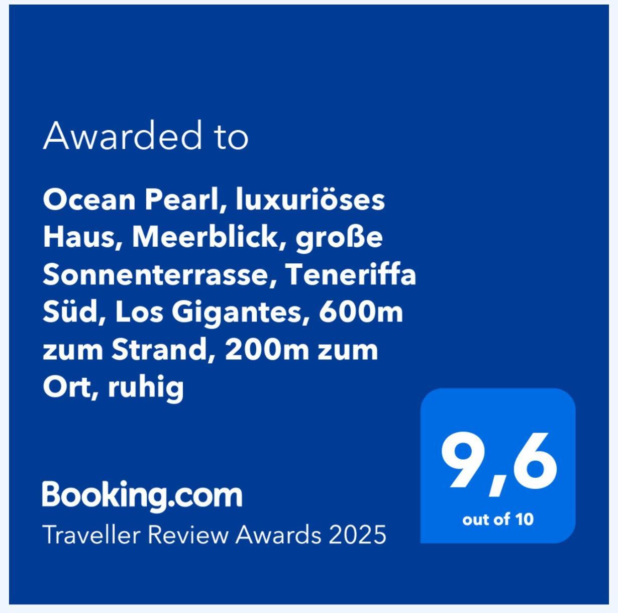 Ocean Pearl, Luxurioeses Haus, Meerblick, Grosse Sonnenterrasse, Teneriffa Sued, Los Gigantes, 600M Zum Strand, 200M Zum Ort, Ruhig 阿坎提拉德洛斯基 外观 照片